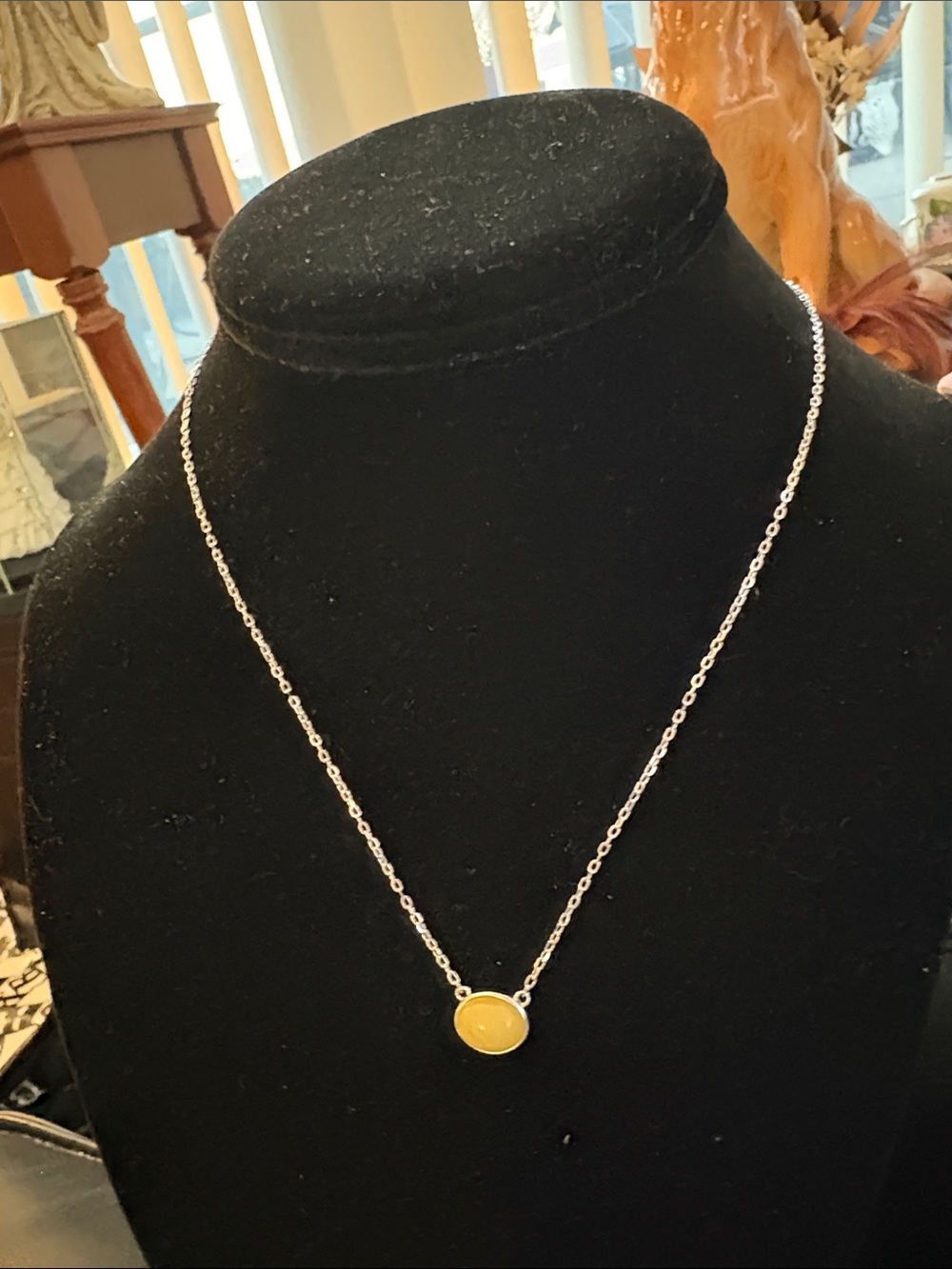 925 Sterling Silver Baltic Amber Necklace